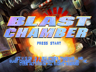 Blast Chamber Title Screen